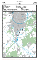 LFRM Arnage VFR APPROACH CHART Chart