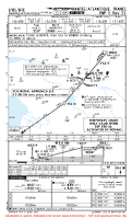 LFRS Nantes/Atlantique RNP Y RWY 21 (FINAL APCH) (TEMP) Chart
