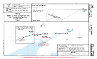 LFWF Centre Hospitalier La Cavale Blanche WF410 RNAV COPTER DEP Chart