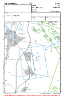 LHOY Ocseny VFR APPROACH CHART Chart
