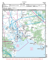 LIEE Elmas VFR APPROACH CHART Chart