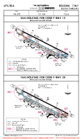LIPE Borgo Panigale TAXI ROUTINGS FOR CODE F ACFT (TEMP) Chart