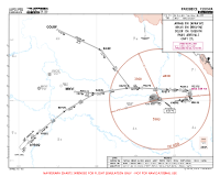 LKPD Pardubice APRAQ, BEKVI & GOLOP 1M RNAV ARRS Chart