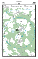 LKPS Plasy VFR APPROACH CHART Chart