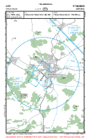 LKST Strakonice VFR APPROACH CHART Chart