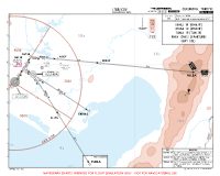 LTDB Cukurova International EKHAS, MILBA & TUNLA 1R RNAV DEPS Chart