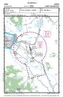 LWSK Skopje International VFR APPROACH CHART Chart