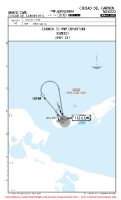 MMCE Ciudad Del Carmen International CARMEN 1D RNP DEP Chart