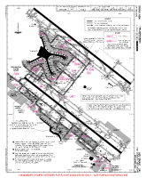 OMAA Zayed International LOW VISIBILITY TAXI ROUTES DEP RWY 13R Chart