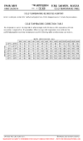 PAKN King Salmon COLD TEMPERATURE TABLE Chart