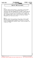 PAOB Kobuk TAKE-OFF OBSTACLE NOTES Chart