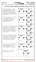 RCTP Taiwan Taoyuan International ADVANCED VISUAL DOCKING GUIDANCE SYSTEM (CONTD 2) Chart