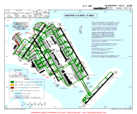 RJTT Tokyo (Haneda) International TWY RESTRICTIONS FOR B787-9 & B787-10 Chart