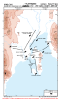 RPMD Francisco Bangoy International VFR AREA CHART ARR/DEP Chart