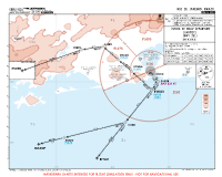 SBRJ Santos Dumont EVKOX 2C RNAV DEP Chart