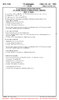 SPJC Jorge Chavez International RUNWAY OPERATING HOURS (TEMP) Chart