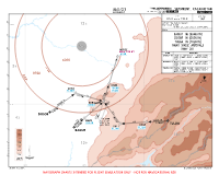 UAII Shymkent BAMUT, DOSOR & TULGA 1N RNAV ARRS Chart