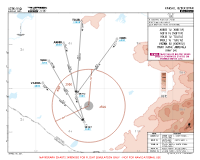 UZSK Karshi International ARBEB, NIBTI, TOLIB, TUDLI & VADNA 1U RNAV ARRS Chart