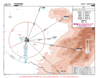 UZSK Karshi International AKMAZ, IGZAF, NIBTI, OKDOR & RATAR 1V ARRS Chart