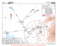 UZTP Vostochny International DIBAD, DOSOR, MIKNO & NIMAG 2N RNAV ARRS Chart