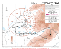 UZTP Vostochny International LEPVO & TISIB 2T RNAV ARRS Chart