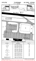 VVPQ Phu Quoc International PARKING STANDS & COORDS, AIRPORT INFO (TEMP) Chart