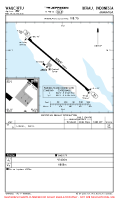WAQC Maratua AIRPORT, PARKING, AIRPORT INFO, TAKE-OFF MNMS Chart